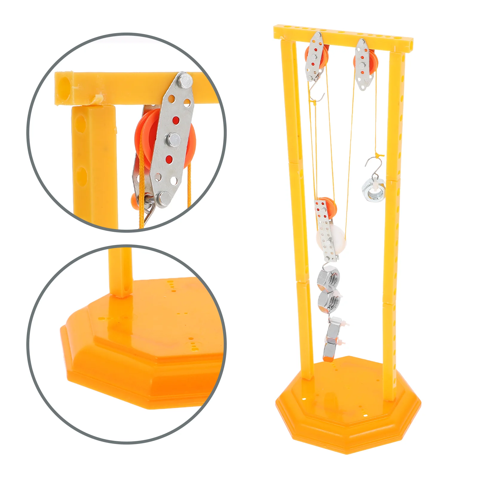 Pulley Experiment SetSliding Wheel Components Kids Physics STEM Toys Creative Projects Plastic Iron Material Fun