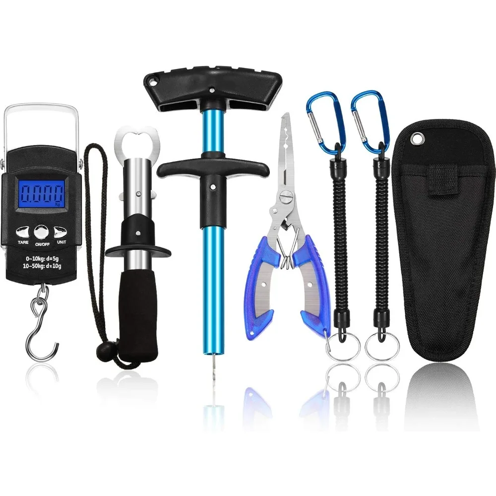 

Набор инструментов для удаления рыболовных крючков включает в себя 1 шт., ручная цифровая рыбья чешуя, 1 шт., инструмент для удаления рыбных крючков, 1 шт., захват для рыбных губ