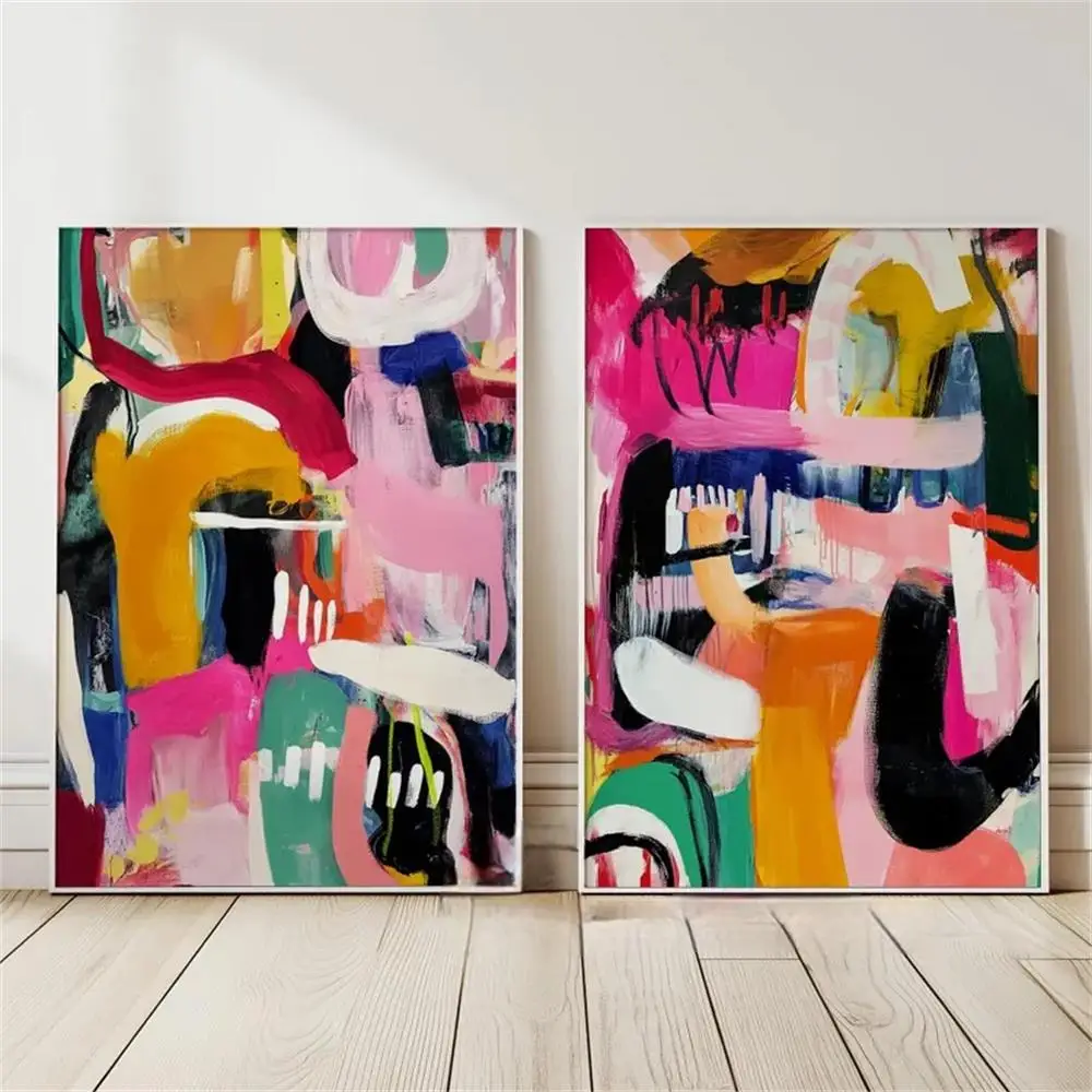 

Frameless Customize Handmade Vivid Hand Painted Abstract Artwork Canvas Oil Painting for Home Living Room Bedroom Wall Art Decor