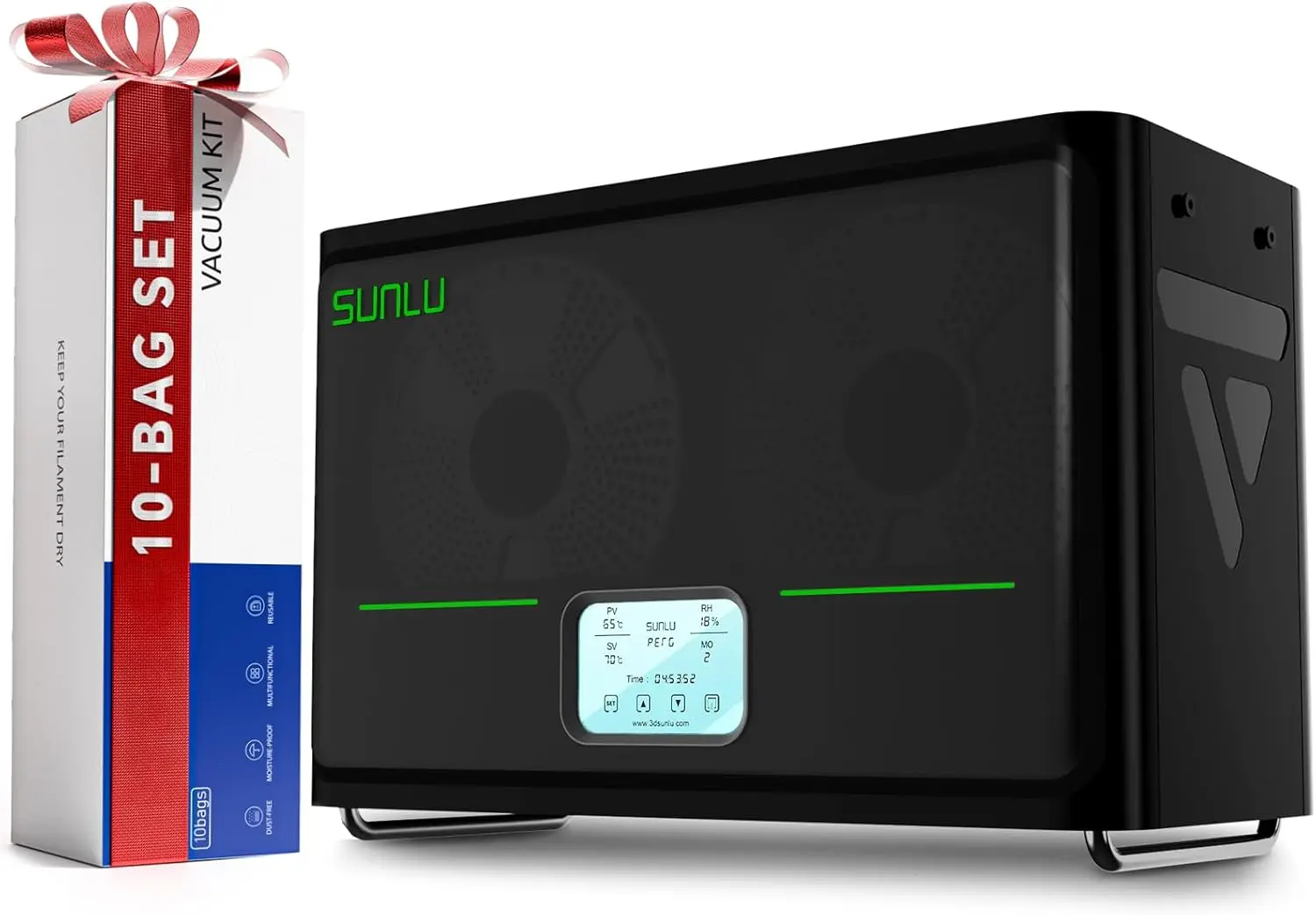 

【2025 Special Bundle】Official Filament Dryer Box S4,Four-Spool 3D Printer Dehydrator with Rapid Heating
