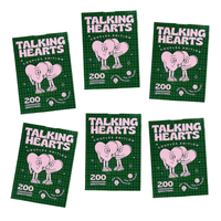 1 Pc Board Game Deck 200 Conversation Questions Couples Edition Cards Game 2-10 Players 100 Playful Cards 100 Thoughtful Cards