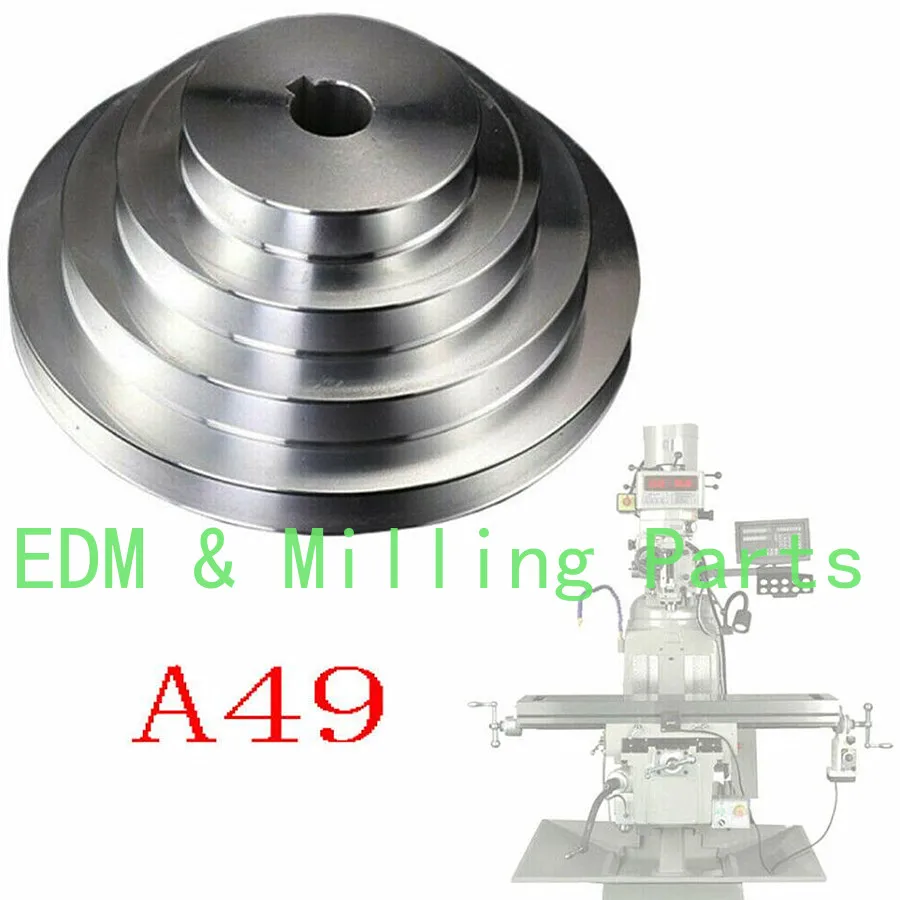 

CNC Milling Machine Part A49 Transmission Motor Belt Pulley For Bridgeport Vertical Mill Tool