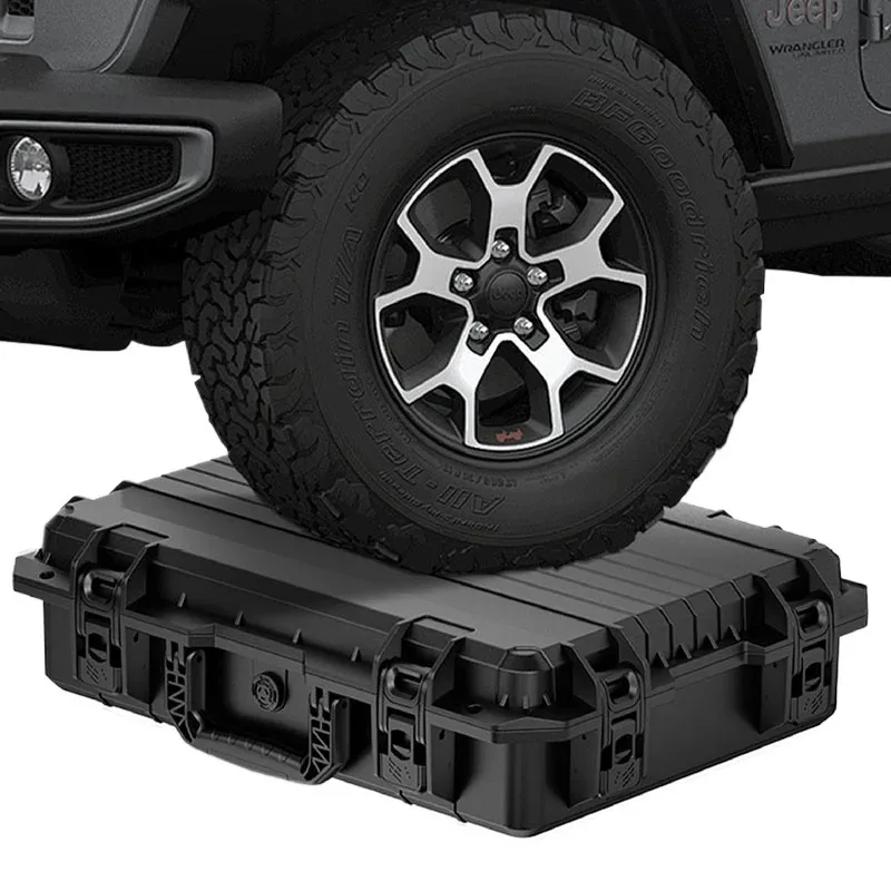 กล่องเครื่องมือกันน้ำแบบพกพา กล่องเครื่องมือพลาสติกแข็งแรงทนทาน กล่องเก็บเครื่องมือช่างขนาดใหญ่ กล่องเครื่องมืออเนกประสงค์