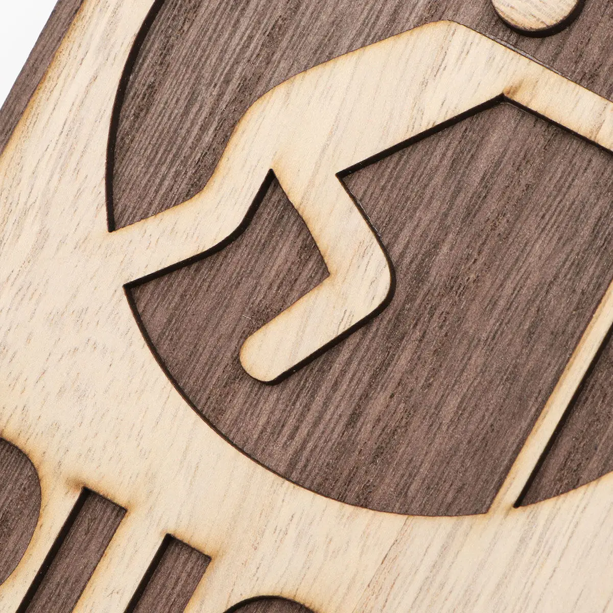 1Pcs Wooden Door Sign Push-and-Pull Style Natural Grain Eco-Friendly Hanging Board for Restaurant Hotel Home Tea Cafe