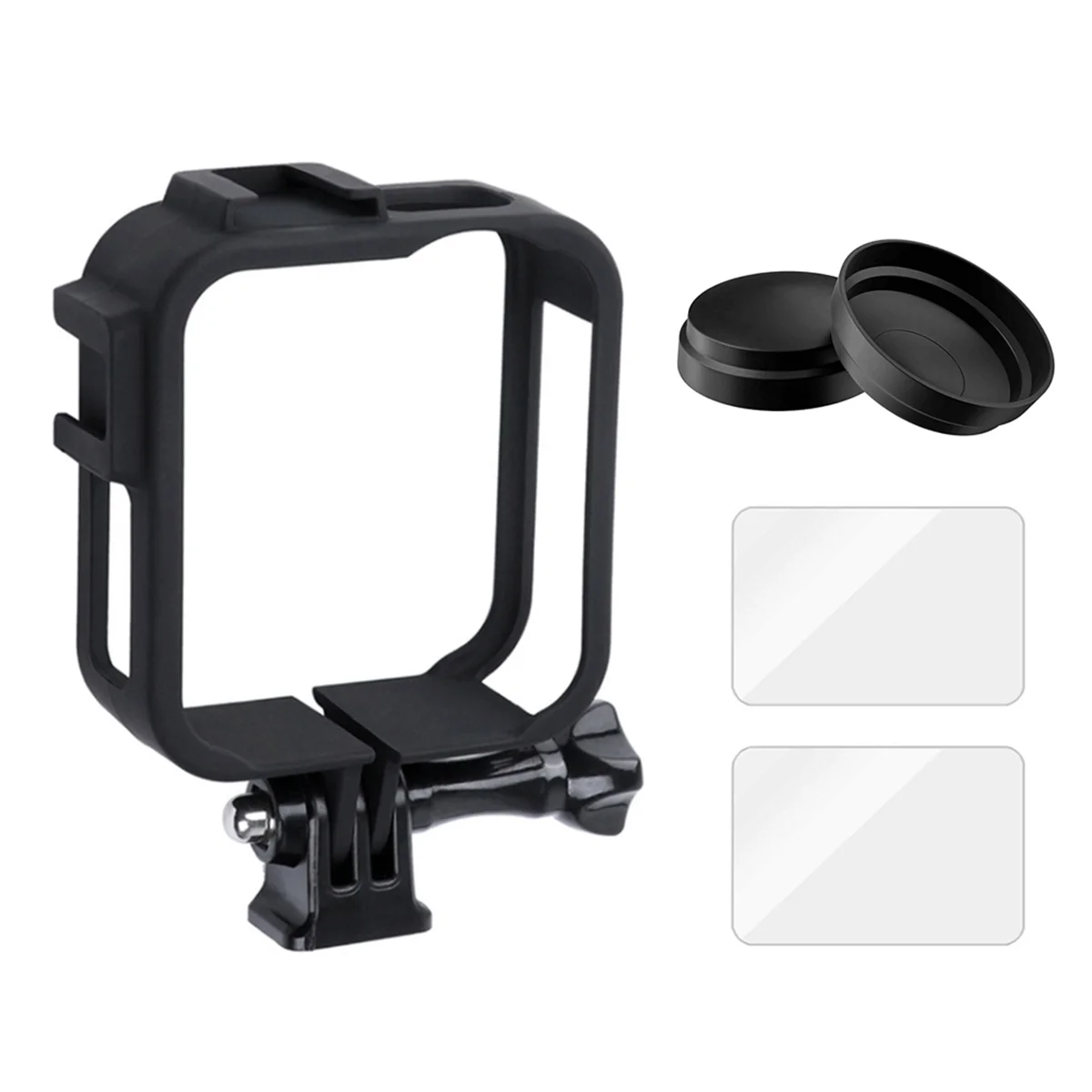 Frame Case for GoPro MAX 360 Screen Protector Tempered Protective Lens Film Housing Cover Mount for GoPro Max