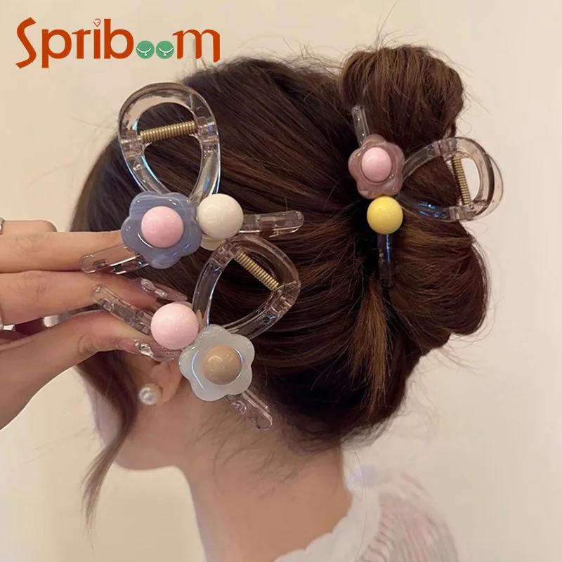 

Summer Small Flower Hair Clips for Women Temperament Claws Clip Korean Hair Accessories Girls Hairpin Headdress Gifts