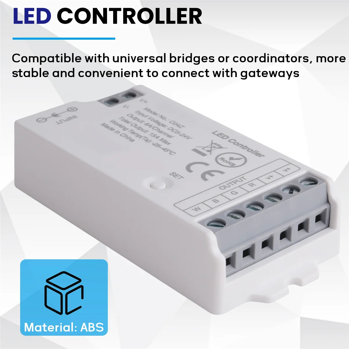 Zigbee 3.0 WiFi LED Controller, แถบ RGBW 2.4GHz