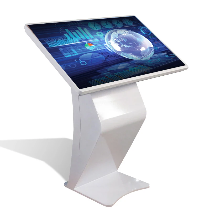 32 Inch Lcd Information Kiosk All In One Horizontal Advertising Self Service Kiosk Machine