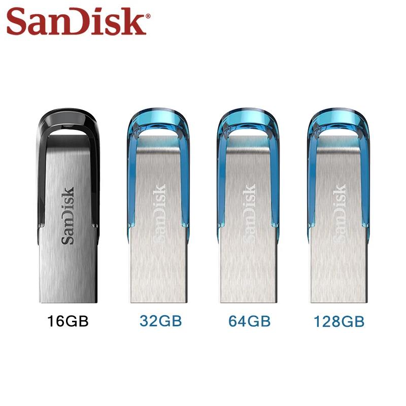 SanDisk Ultra Flair USB3.0 Flash Drive CZ73 High Speed Memory Stick 16GB 32GB 64GB 128GB 256GB 512GB U Disk For Computer PC