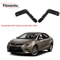 1 par de retenedores de soporte de parachoques delantero para Toyota Corolla 2014 2015 2016 5211502240 A 1043123 5211602240 A 1042123