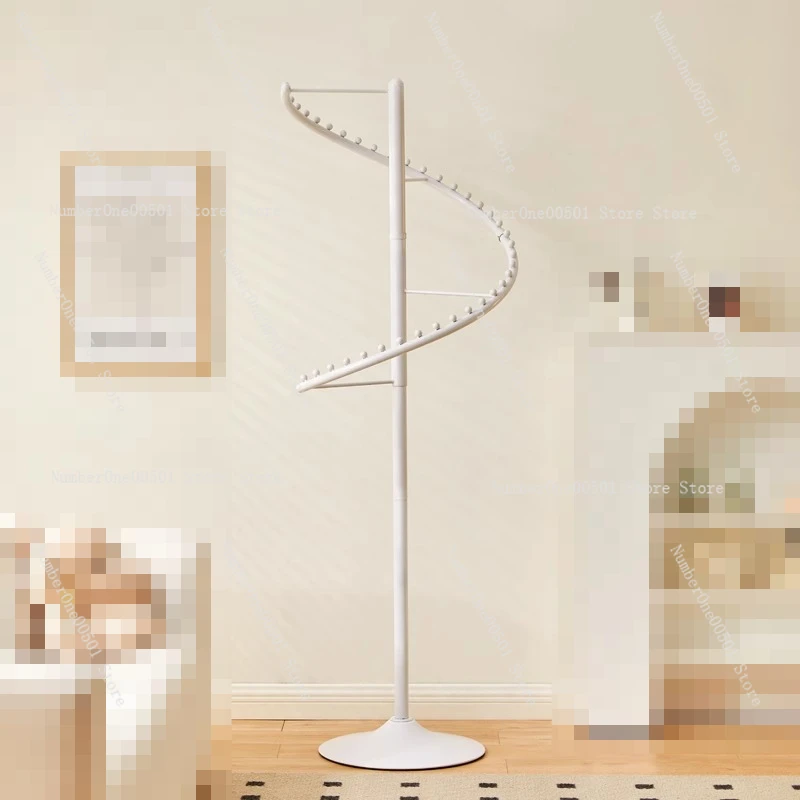 

360 Rotation Floor Coat Rack Home Bedroom Organizer Multi Function Display Hanger Aluminum Alloy Clothing Store Rack