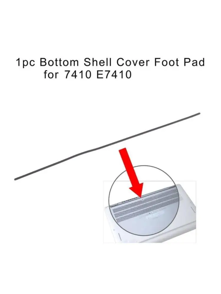 

R53C Laptops Bottom Case Cover Rear Rubber Foot Strips for Latitude 7410 Laptop