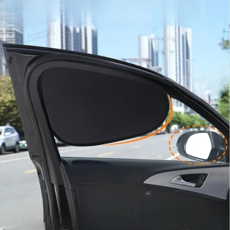 

Car Sunshade - Interior Panel Sun Shield, Car Window Sunshade, Magnetic Side Curtain for Car Glass
