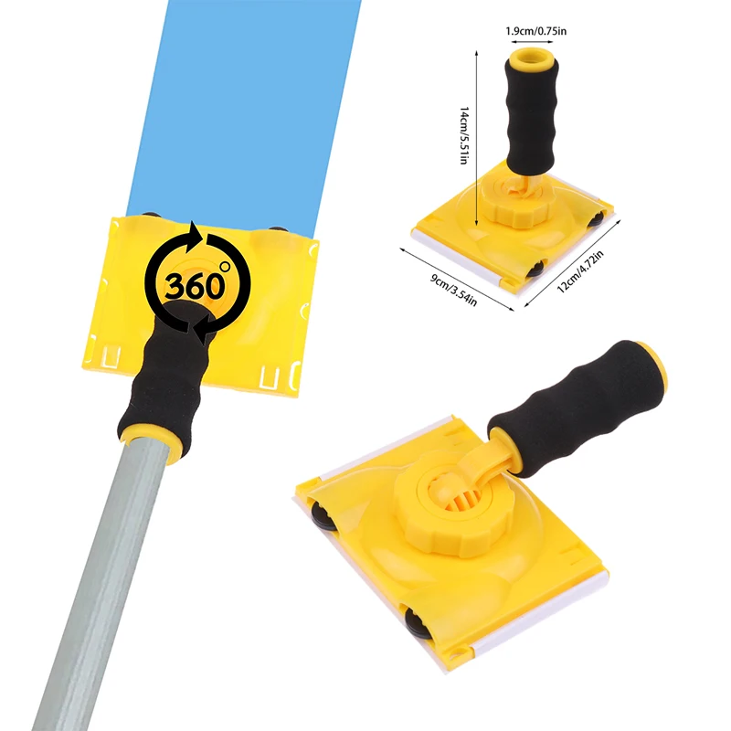 

360° Professional Latex Paint Edger Brushes Multifunctional Wall Ceiling Corner Painting Brush Color Separator Trimmer Tools