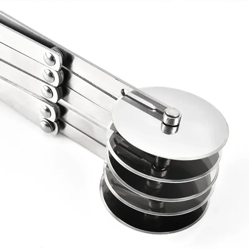 

3/5/7 Wheel Cutter Dough Divider Knife Flexible Roller Blade Pizza Pastry Peeler Stainless Steel Baking Pan Tool