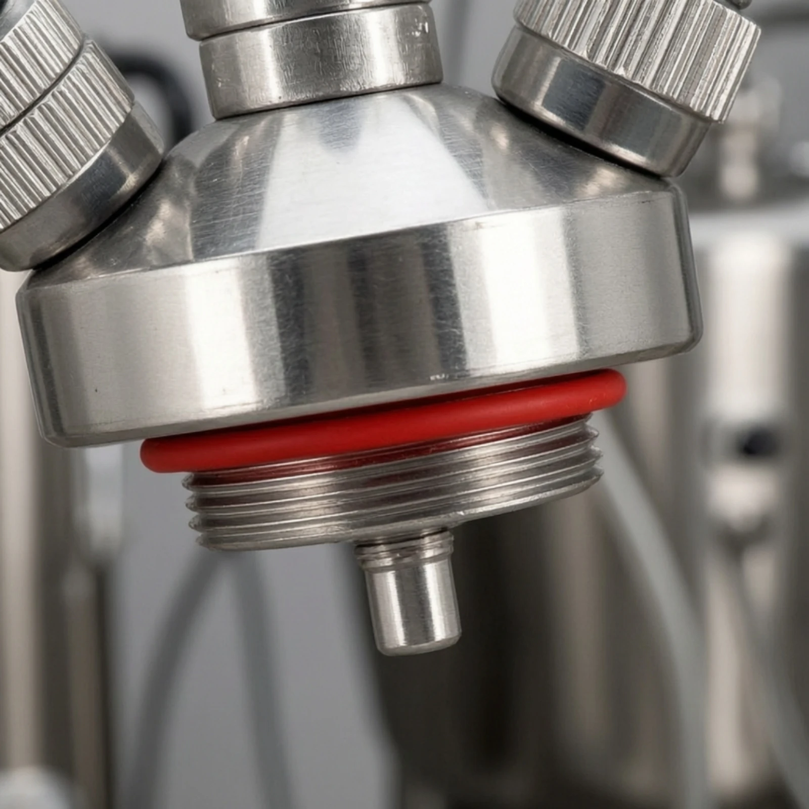 Keg Dispensing Fitting Multi-Port Dispensing Fitting with Threaded Fittings Beer Keg Connector Corrosion-Resistant