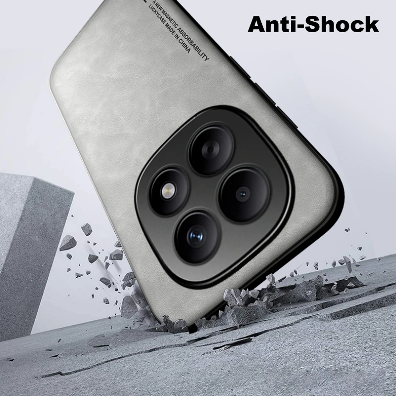 Magnet Case For Xiaomi Redmi Note 15 14 13 12 11 10 9 8 Pro Plus 5G 4G 12S 11S 10S 9S 10C 12C 13C 14C Silicone Case Back Cover