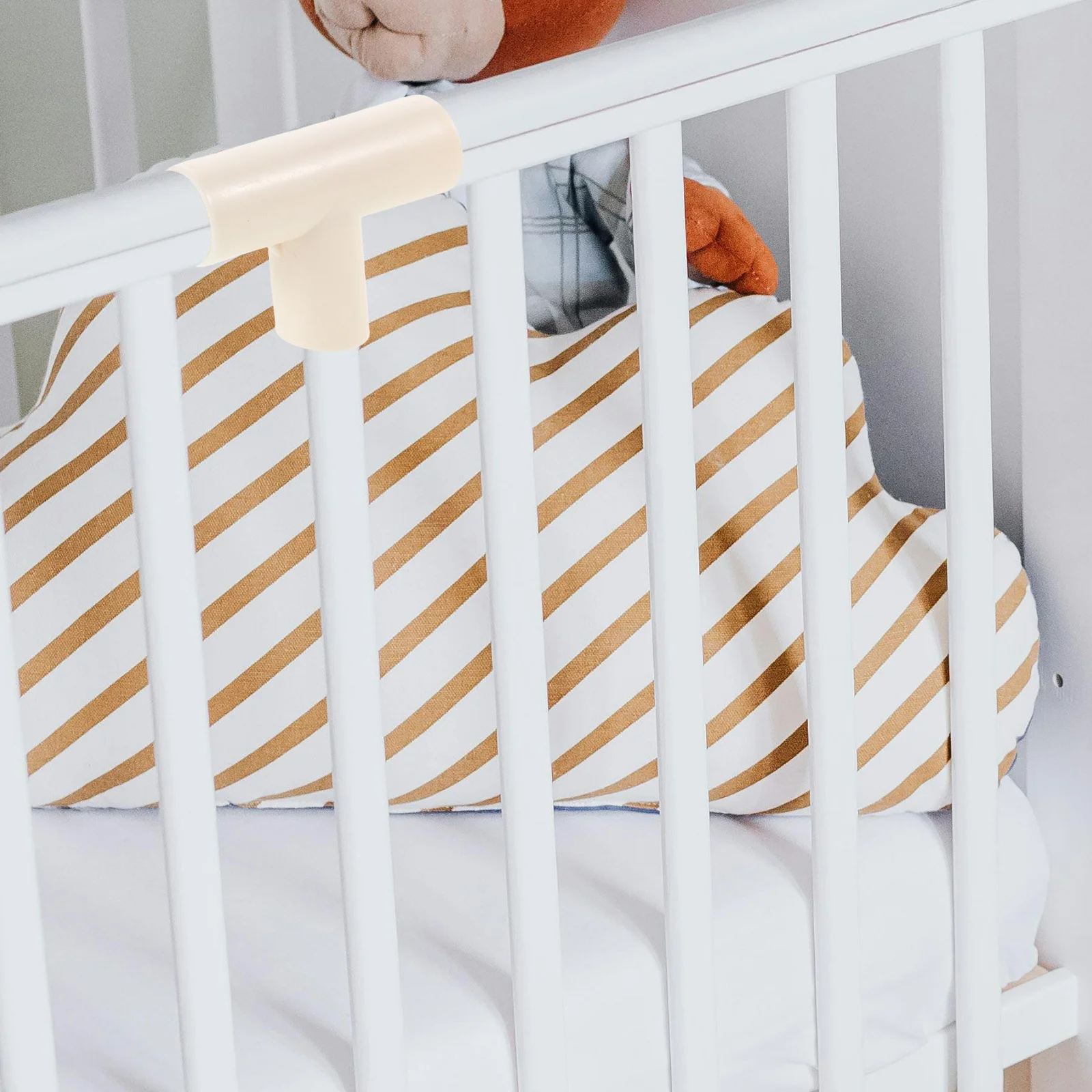 

20Pcs Playpen Replacement Joints T-Connectors Stable Materials Smooth Edges Secure Connection Accessories for Pack and Play