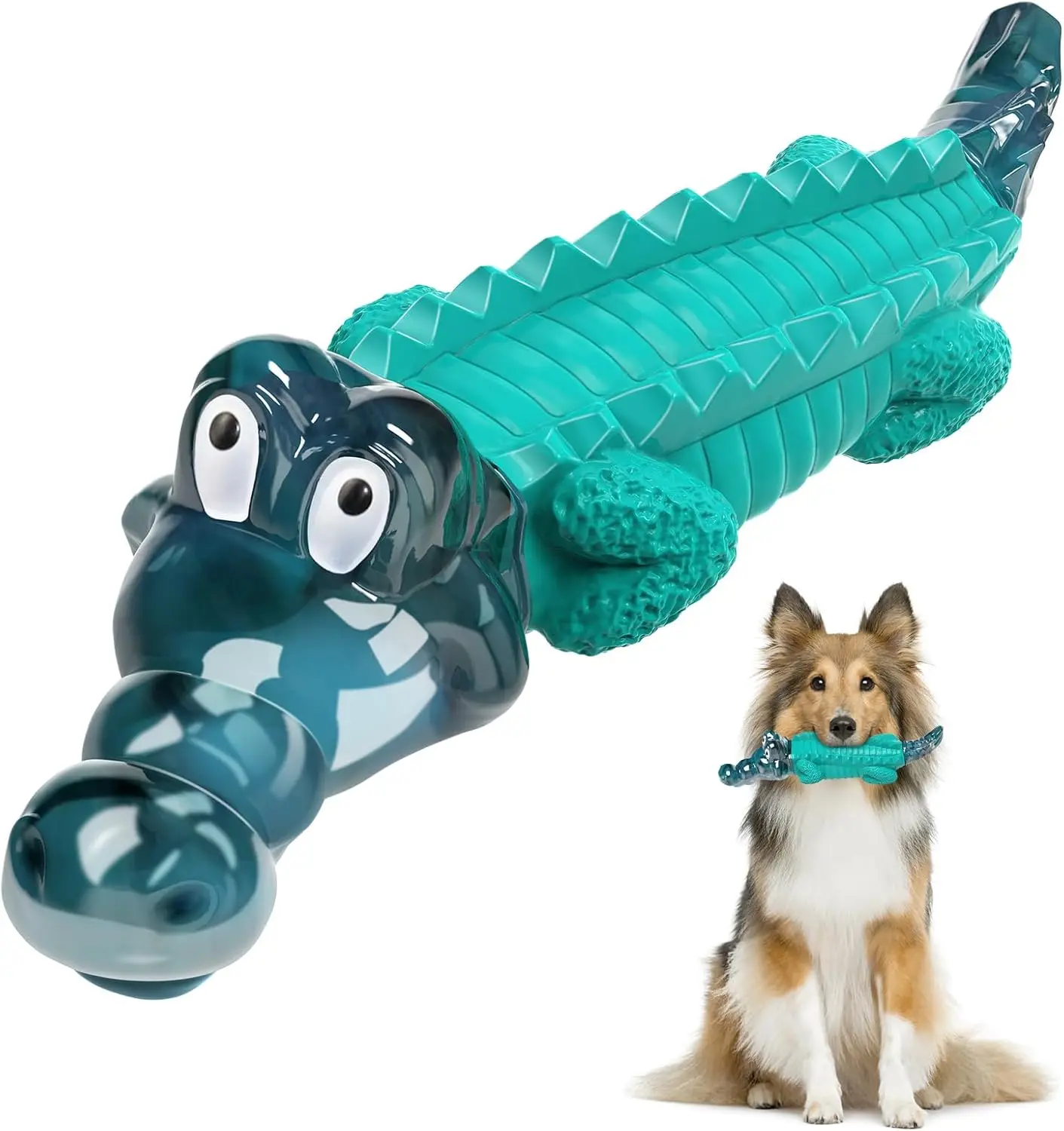 

Jeefome Dog Toys for Aggressive Chewers - Tough, Indestructible Dog Chew Toys for Large, Medium, Small Breed Dogs to Keep Them Busy