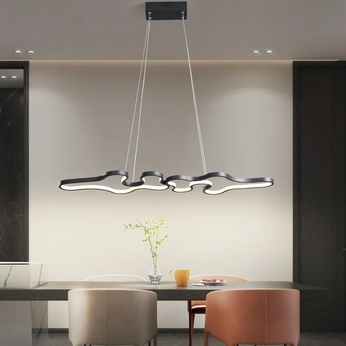 Lampe LED Suspendue au Design Moderne, Luminaire Décoratif d'Nik, Idéal pour un Salon, une Salle à Manger, un Bar ou une Cuisine