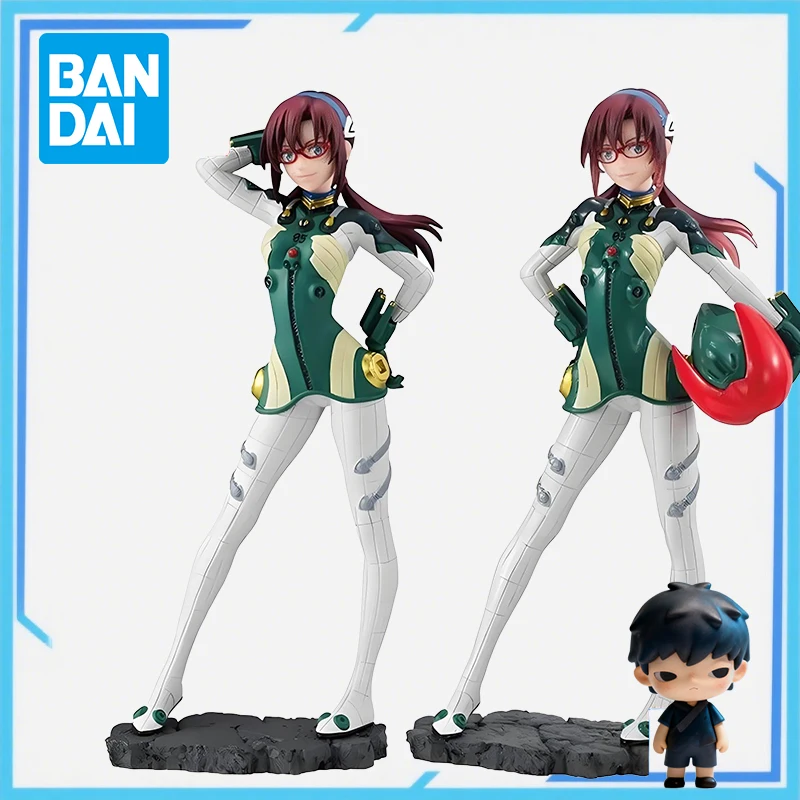 Bandai Gacha cápsula caja ciega neón GENESIS EVANGELION EVA Makinami Mari Gashapon Anime figuras de acción modelo muñeca niño juguetes regalo
