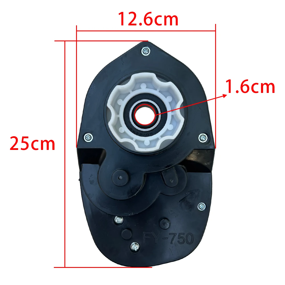 FY-750 24V RS775 25000RPM Ride On Car Motor Gear Box High Power Drive Child Electric Car Gearboxes with Adapters