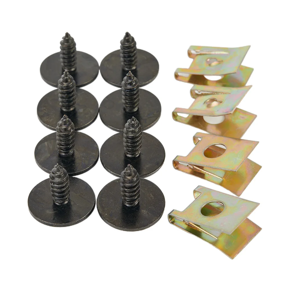 

Part Mud Flaps Clips 40Pcs Pack Accessories Hex Screw Metal Clip Sheet Undertray Wear-resistance 40Pcs pack Useful