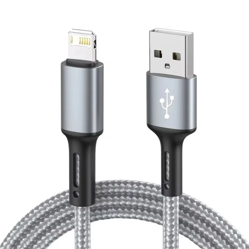 3A USB Cable For iPhone 14 13 12 11 Pro Max X XR  8 Plus 1m 2m  Lead Mobile Phone Fast Charging Cord Data Charger Wire