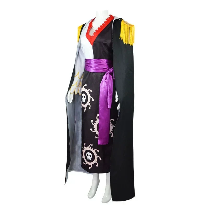 

✠2026✠ Anime Boa Hancock Cosplay Costumes for One Piece Sexy Uniform Set Women's Clothes Top Jacket Cloak Ear Clips Belt Outfit✠