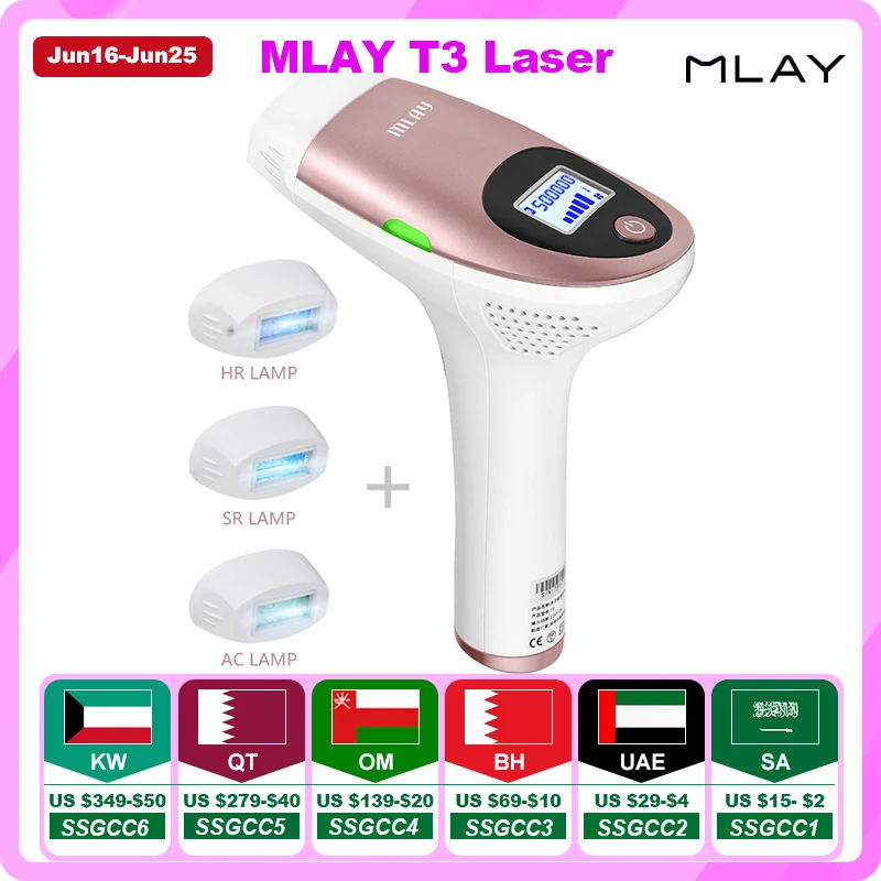 

Mlay T3 IPL лазерный эпилятор для удаления волос для женщин профессиональный эпилятор для удаления волос на теле бикини на лице 500000 Флэш