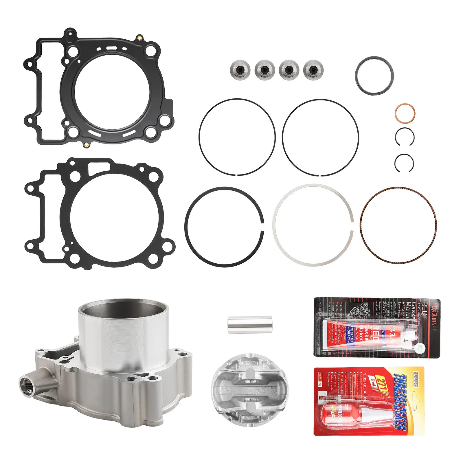 Top End Rebuild Kit Piston Cylinder Gaskets 99mm For Polaris Ranger 570 For Polaris Ranger 570 2014-2022