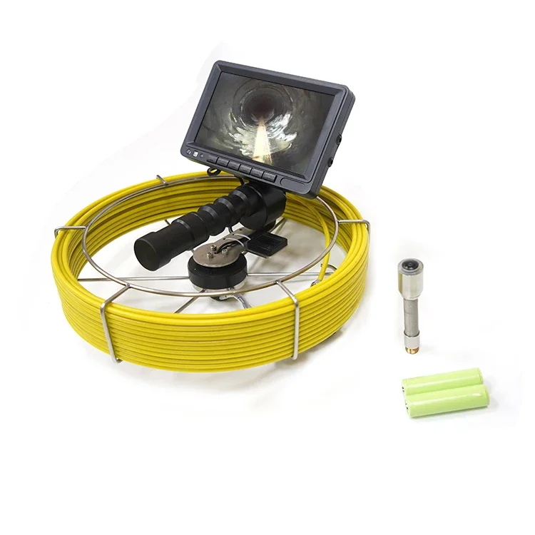 21mm Pipe  Video Inspection System Drain Sewer Push Rod Endoscope Borescope Camera