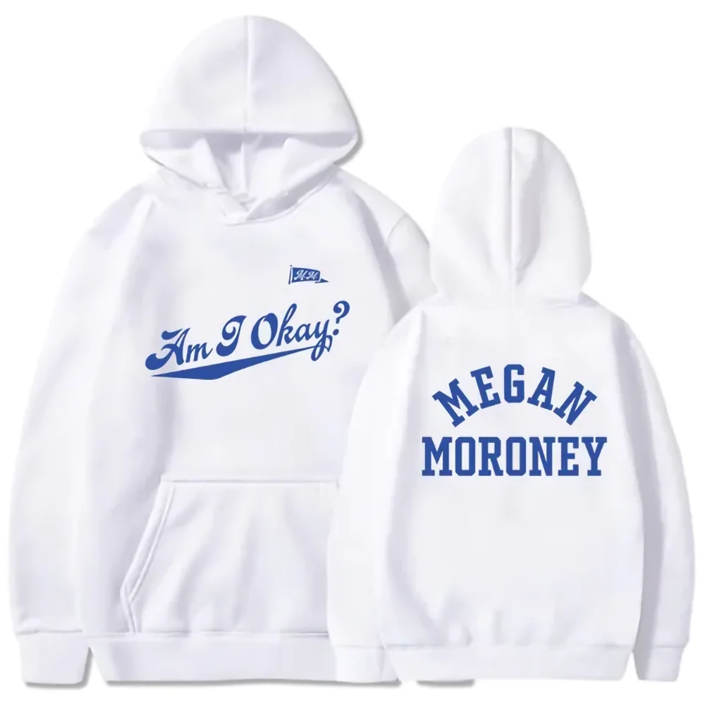 

Megan Moroney Am I Okay Tour hooded drawstring pocket Long Sleeve Sweatshirt men/women pullover