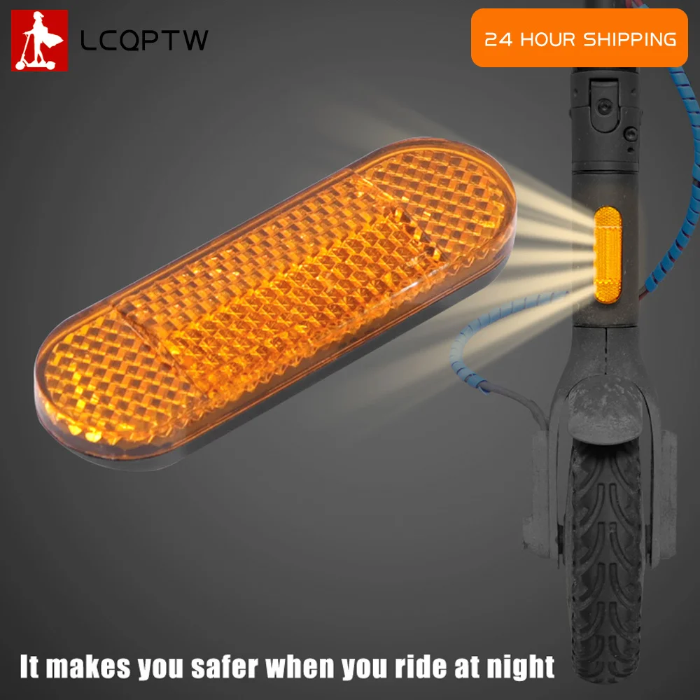 

1pcs Safety Front ABS Reflective Tube Night Warning Reflector for Xiaomi Mi Electric Scooter 1S Pro Pro2 M365 Accessories