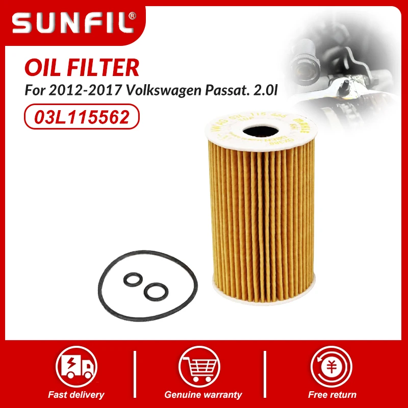 

03l 115 562 03L115466 Oil Filter for 2012-2017 Volkswagen Passat. 2.0l tdi. 2012-14. CC. 2.0l