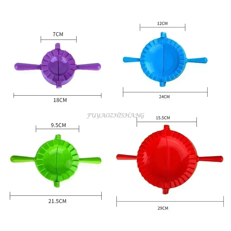 Plastic Dumplings Maker Mold Hand Dough Press Dumpling Clip DIY Ravioli Pie Mould Maker Kitchen Pastry Tools Cooking Accessories