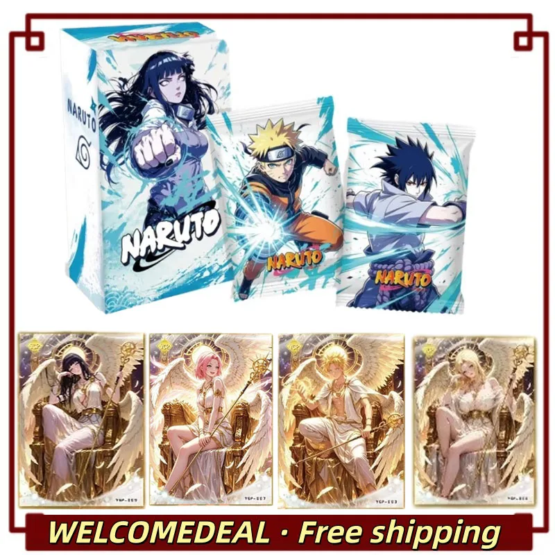 NEW Anime Naruto Collectible Trading Cards Booster Box Naruto Sasuke Uchiha Itachi Sakura Haruno Cards Hobby Premium Gifts Toys