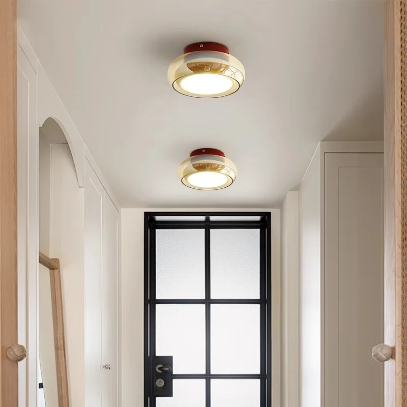Light French hallway corridor light, cream wind sun desk lamp, ceiling light, wardrobe light, antique entrance light