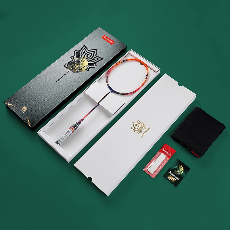 Kawasaki Badminton Racket Professional Super Light 5U Offensive