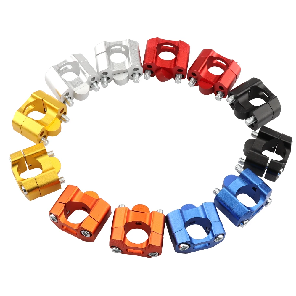 22mm 28mm CNC Motorcycle Handlebar Clamp Handlebar Risers Adapter Bar Clamps For KTM Honda Kawasaki Yamaha Suzuki Universal