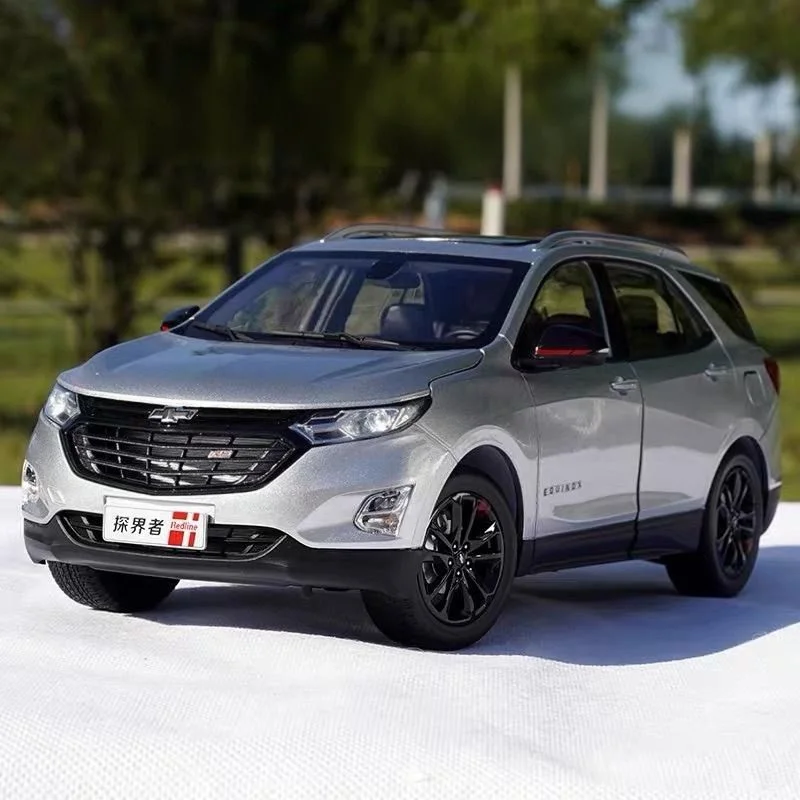 1:18 Chevrolets Equinox Redline SUV coche en miniatura de aleación Diecast Metal vehículo todoterreno modelo de coche colección de simulación juguete para regalo para niños