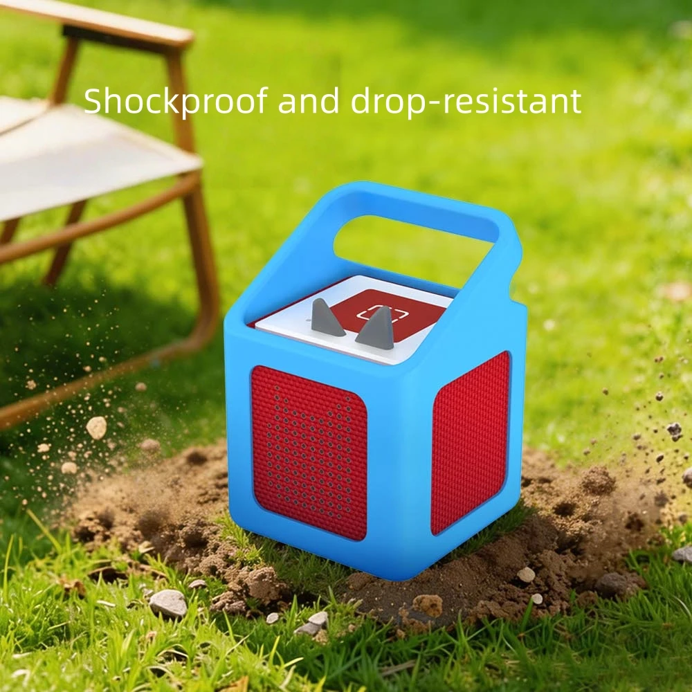 

Protective Case For Tonies Toniebox 1 Audio Silicone Protective Cover Solid Color Simple Shell