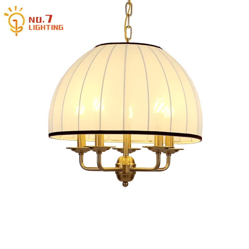 French Design Neoclassical Medieval Cream Pendant Light LED E27 Vintage Nordic Hanging Lamp Restaurant Bedroom Study Homestay