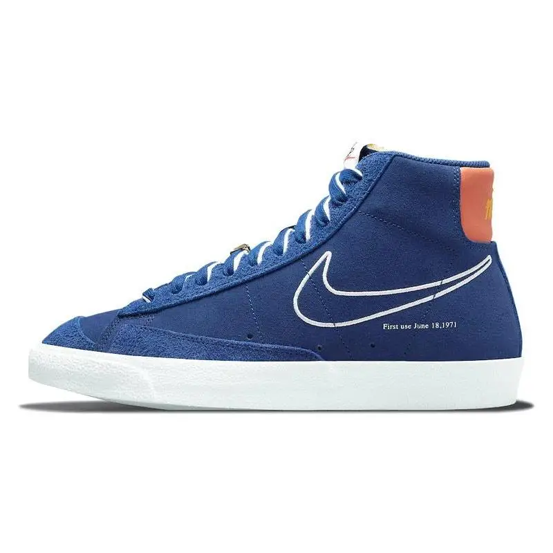 Nike Nike Blazer Mid 77 Eerste Gebruik Diepe Koningsblauwe Sneakers Schoenen DC3433-400