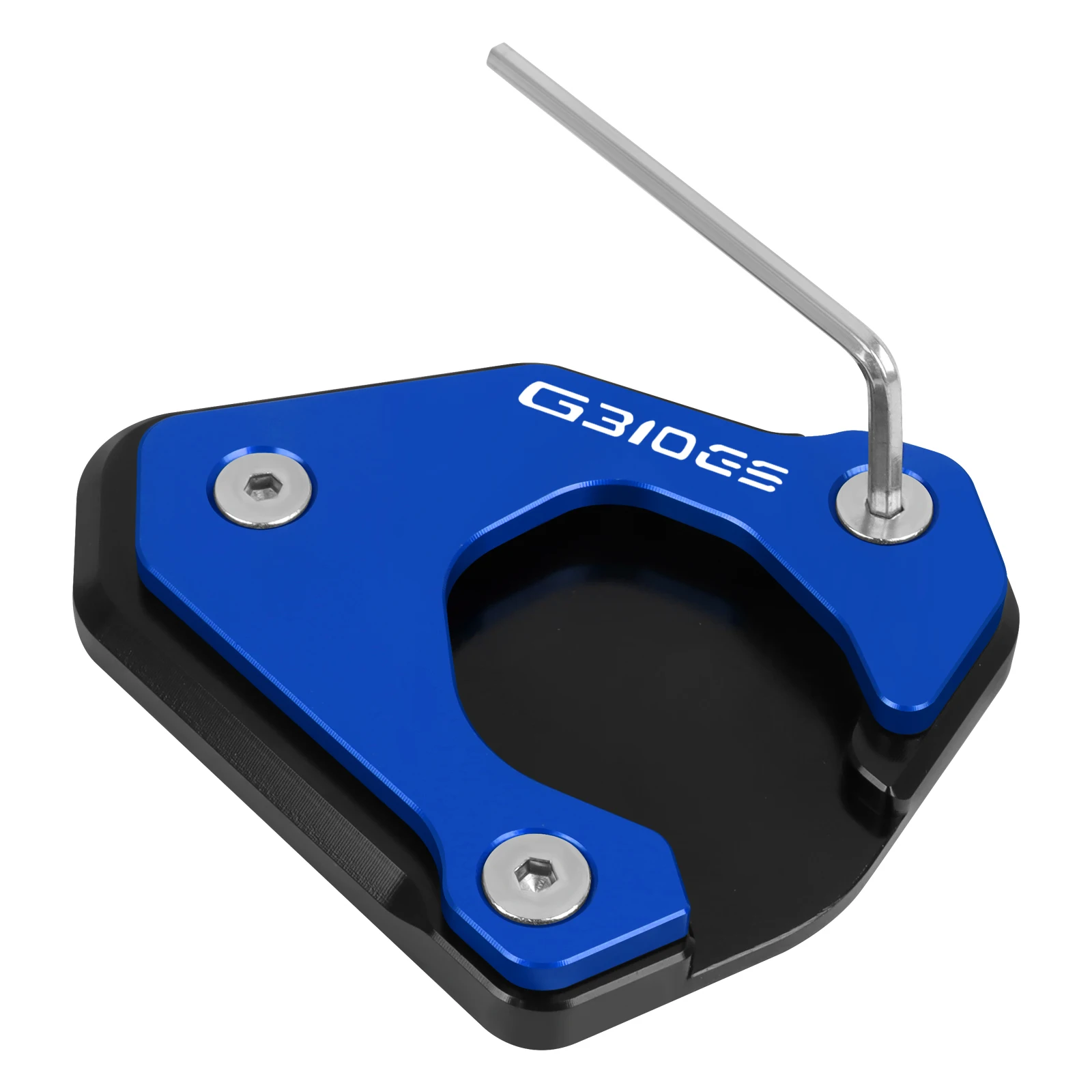 Motorcycle CNC Kickstand Extension Pad Foot Side Stand Extension Plate For G310GS G310 GS G 310 GS 2022 2023