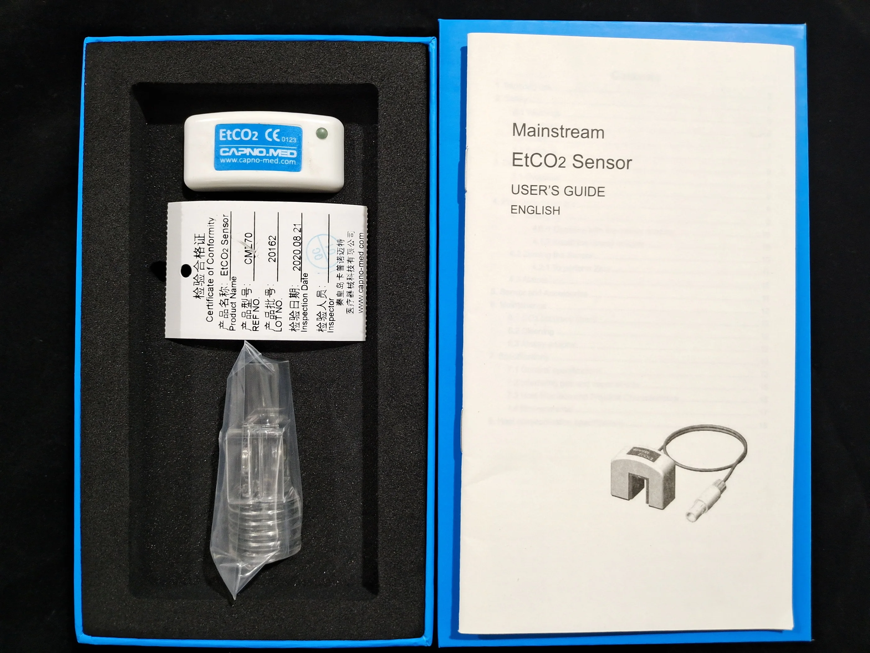 Imagem -06 - Sensor Módulo Mainstream Etco2 da Capnografia de Respironics com Conector do Limão