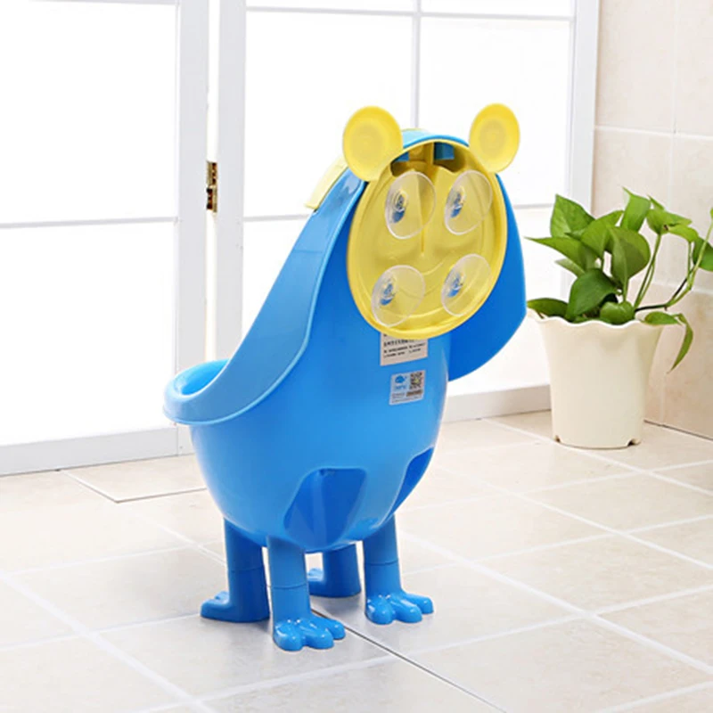 Urinoir de toilette portable pour garçons, pot de dessin animé pour enfants, toilettes verticales réglables pour bébés, pot d'entraînement mural recommandé pour pipi