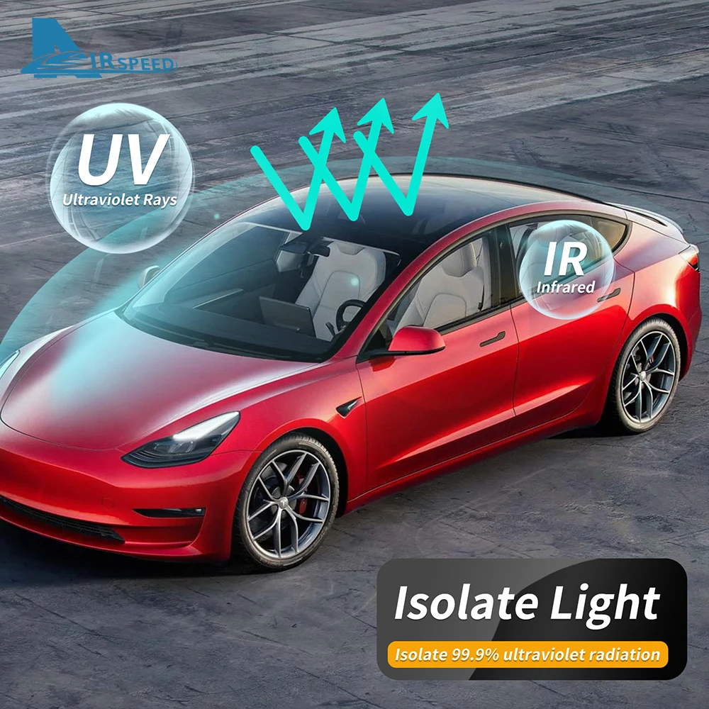 TPU Black Ice Armor Pre-Cut Sunroof Protection Film PPF for Tesla Model Y Juniper Model 3 X S Highland 2020-2024 2025 2026 2027