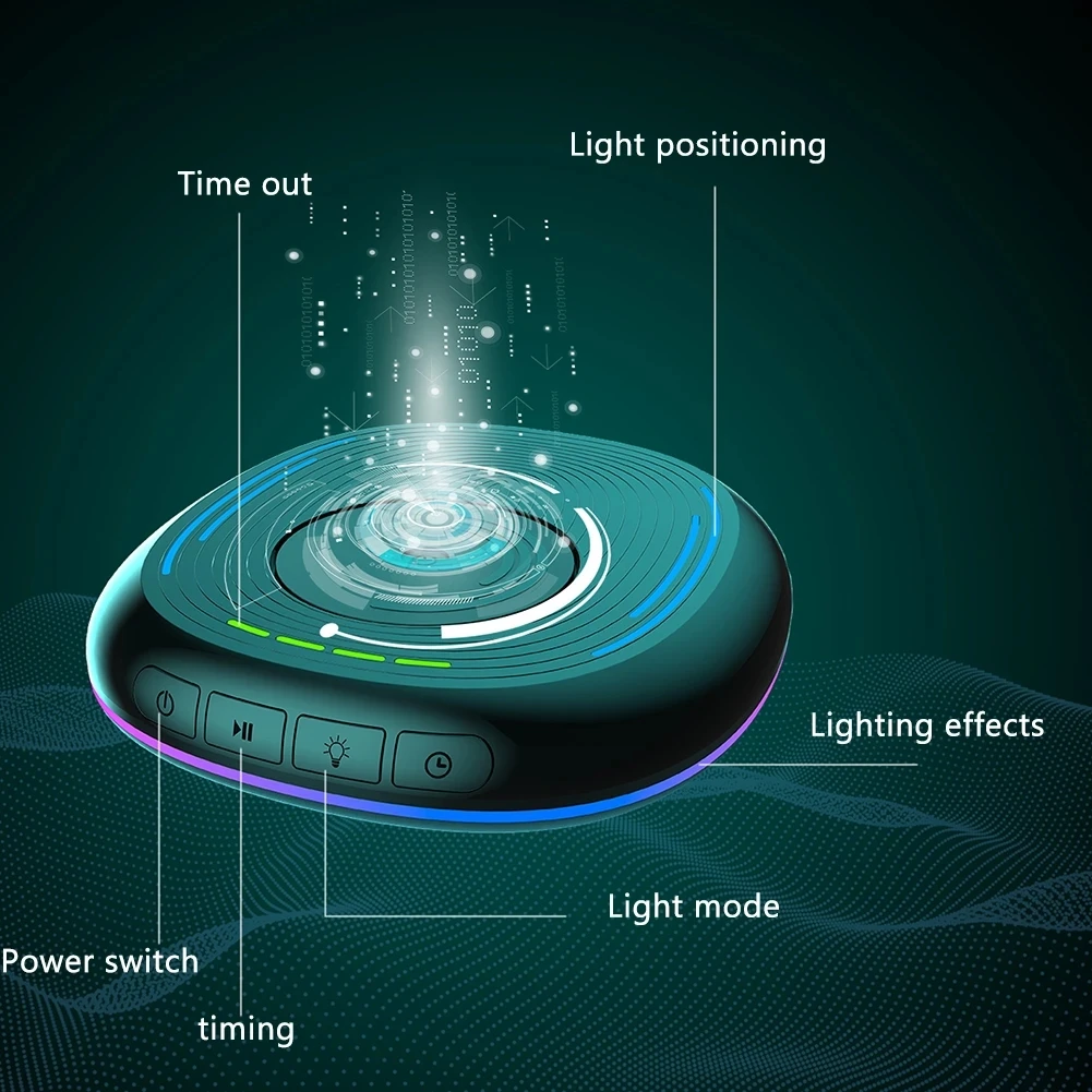 USB Mouse Jiggler Mover RGB Lights Undetectable Automatic Mouse Movement Simulator with Timer ON/Off Switch for Computer Awaken