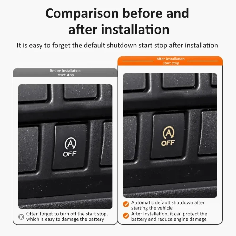 Car Start Stop Engine Eliminator Automatic Disable Off Device Close Canceller Plug For Volkswagen VW Atlas Teramont 2017-2024